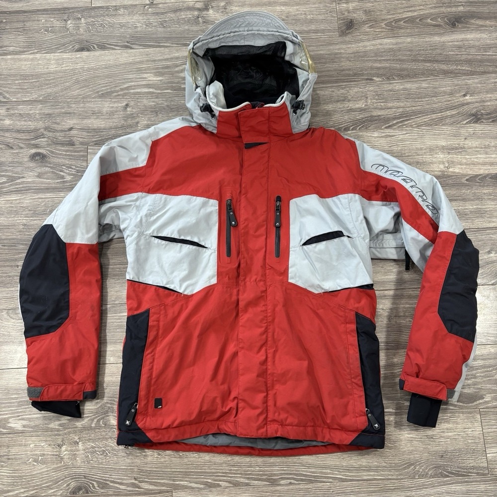 Orage Ski Jacket Mens S Red‎ Hooded Snow Winter Parka Coat Outdoor Gorpcore Snow
